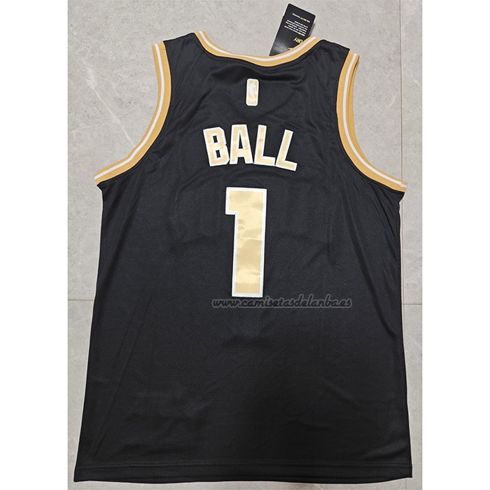 Camiseta Charlotte Hornets LaMelo Ball NO 1 Select Series Oro Negro
